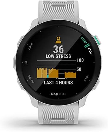 Garmin Forerunner 55 Branco Monitor Cardíaco de Pulso com GPS - Imagem 3