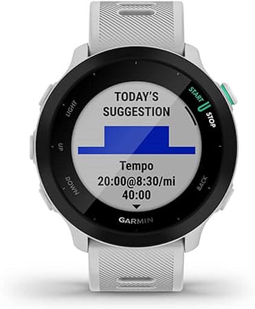 Garmin Forerunner 55 Branco Monitor Cardíaco de Pulso com GPS - Imagem 4
