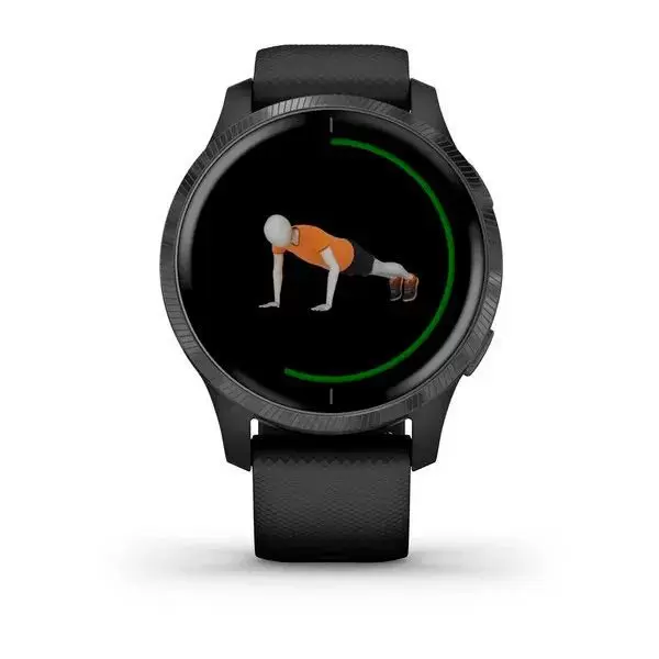 Garmin Venu Preto com Monitor Cardíaco de Pulso e GPS - Imagem 2